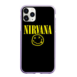 Чехол iPhone 11 Pro матовый Nirvana Rock, цвет: 3D-светло-сиреневый