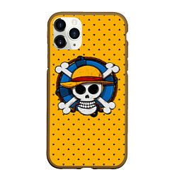 Чехол iPhone 11 Pro матовый One Pirate, цвет: 3D-коричневый