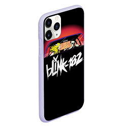 Чехол iPhone 11 Pro матовый Blink-182, цвет: 3D-светло-сиреневый — фото 2