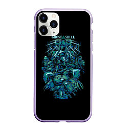 Чехол iPhone 11 Pro матовый Ghost In The Shell 7, цвет: 3D-светло-сиреневый