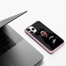 Чехол iPhone 11 Pro матовый Ghost In The Shell 2, цвет: 3D-розовый — фото 2