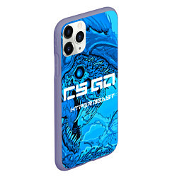 Чехол iPhone 11 Pro матовый CS:GO Cold Hyper Beast, цвет: 3D-серый — фото 2