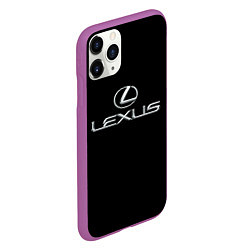 Чехол iPhone 11 Pro матовый Lexus, цвет: 3D-фиолетовый — фото 2