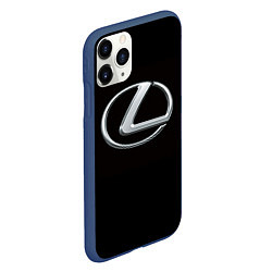 Чехол iPhone 11 Pro матовый Lexus, цвет: 3D-тёмно-синий — фото 2