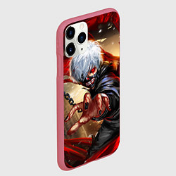 Чехол iPhone 11 Pro матовый Blood, цвет: 3D-малиновый — фото 2