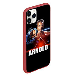 Чехол iPhone 11 Pro матовый Iron Arnold, цвет: 3D-красный — фото 2