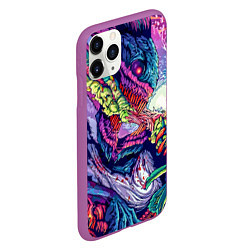 Чехол iPhone 11 Pro матовый Hyper Beast Style, цвет: 3D-фиолетовый — фото 2