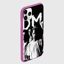 Чехол iPhone 11 Pro матовый Depeche mode: black, цвет: 3D-фиолетовый — фото 2