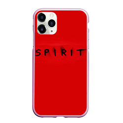 Чехол iPhone 11 Pro матовый DM: Red Spirit, цвет: 3D-розовый