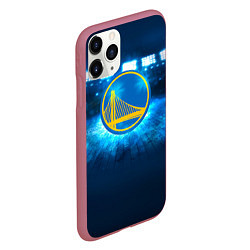 Чехол iPhone 11 Pro матовый Golden State Warriors 6, цвет: 3D-малиновый — фото 2