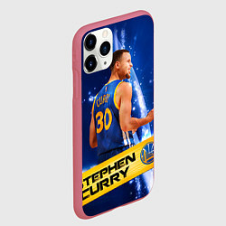 Чехол iPhone 11 Pro матовый Golden State Warriors 8, цвет: 3D-малиновый — фото 2