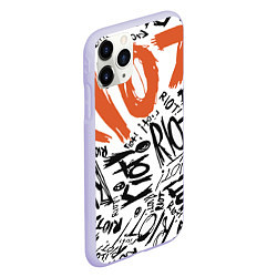 Чехол iPhone 11 Pro матовый Paramore: Riot, цвет: 3D-светло-сиреневый — фото 2