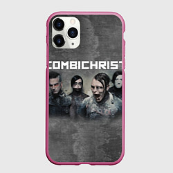 Чехол iPhone 11 Pro матовый Combichrist, цвет: 3D-малиновый