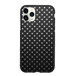 Чехол iPhone 11 Pro матовый Black Milk: Stars Black, цвет: 3D-черный