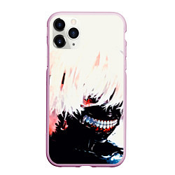Чехол iPhone 11 Pro матовый Tokyo ghoul, цвет: 3D-розовый