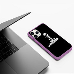 Чехол iPhone 11 Pro матовый Wake up Mr. Freeman, цвет: 3D-фиолетовый — фото 2