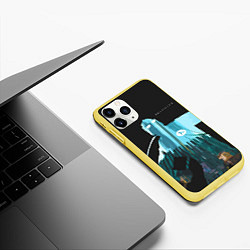 Чехол iPhone 11 Pro матовый Half-Life City, цвет: 3D-желтый — фото 2