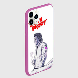 Чехол iPhone 11 Pro матовый Death proof, цвет: 3D-фиолетовый — фото 2