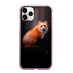 Чехол iPhone 11 Pro матовый Лис в сумраке, цвет: 3D-розовый