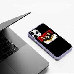 Чехол iPhone 11 Pro матовый SOAD: Wok, цвет: 3D-светло-сиреневый — фото 2