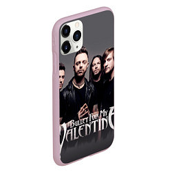 Чехол iPhone 11 Pro матовый Bullet For My Valentine, цвет: 3D-розовый — фото 2