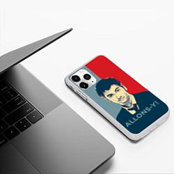 Чехол iPhone 11 Pro матовый ALLONS-Y!, цвет: 3D-белый — фото 2