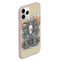 Чехол iPhone 11 Pro матовый Pantera: Wild Goat, цвет: 3D-розовый — фото 2