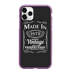 Чехол iPhone 11 Pro матовый Сделано в 1973, цвет: 3D-фиолетовый