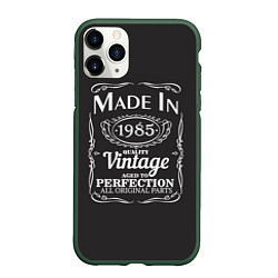 Чехол iPhone 11 Pro матовый Сделано в 1985, цвет: 3D-темно-зеленый