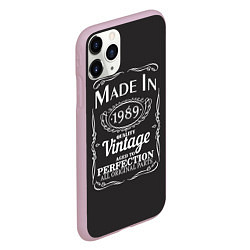 Чехол iPhone 11 Pro матовый Сделано в 1989, цвет: 3D-розовый — фото 2