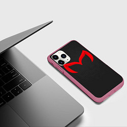 Чехол iPhone 11 Pro матовый New Mazda, цвет: 3D-малиновый — фото 2