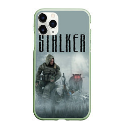 Чехол iPhone 11 Pro матовый STALKER: Dusk, цвет: 3D-салатовый