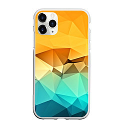 Чехол iPhone 11 Pro матовый Битва геометрий