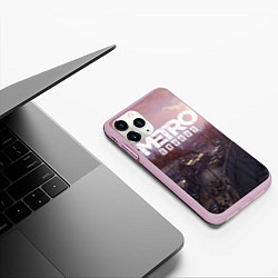 Чехол iPhone 11 Pro матовый Metro Exodus, цвет: 3D-розовый — фото 2