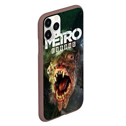 Чехол iPhone 11 Pro матовый Metro Exodus, цвет: 3D-коричневый — фото 2