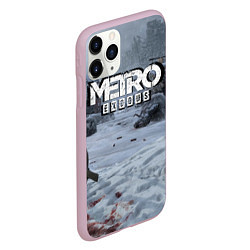 Чехол iPhone 11 Pro матовый Metro Exodus, цвет: 3D-розовый — фото 2