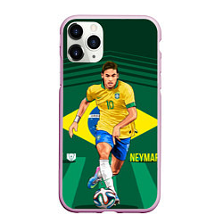 Чехол iPhone 11 Pro матовый Neymar Brazilian