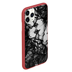 Чехол iPhone 11 Pro матовый Smoke, цвет: 3D-красный — фото 2