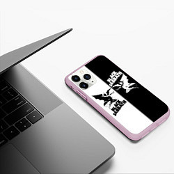 Чехол iPhone 11 Pro матовый Black Sabbath, цвет: 3D-розовый — фото 2