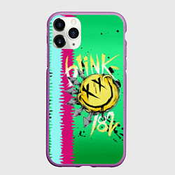 Чехол iPhone 11 Pro матовый Blink 182, цвет: 3D-фиолетовый