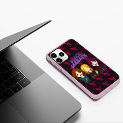 Чехол iPhone 11 Pro матовый Группа Black Sabbath, цвет: 3D-розовый — фото 2