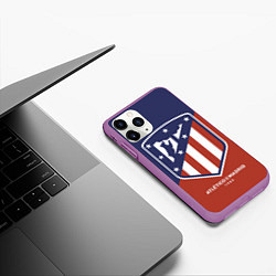 Чехол iPhone 11 Pro матовый Atletico Madrid FC 1903, цвет: 3D-фиолетовый — фото 2