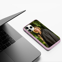 Чехол iPhone 11 Pro матовый Джоди Уиттакер, цвет: 3D-розовый — фото 2