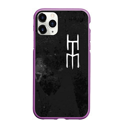 Чехол iPhone 11 Pro матовый HIM, цвет: 3D-фиолетовый
