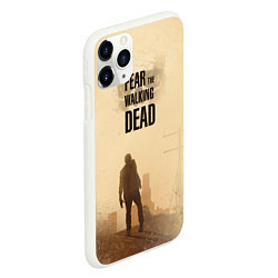 Чехол iPhone 11 Pro матовый FtWD: Walking Zombie, цвет: 3D-белый — фото 2