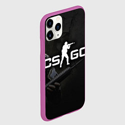 Чехол iPhone 11 Pro матовый CS:GO SWAT, цвет: 3D-фиолетовый — фото 2