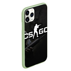 Чехол iPhone 11 Pro матовый CS:GO SWAT, цвет: 3D-салатовый — фото 2