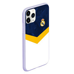 Чехол iPhone 11 Pro матовый Real Madrid FC: Sport, цвет: 3D-светло-сиреневый — фото 2