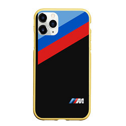 Чехол iPhone 11 Pro матовый Бмв Bmw 2018 Brand Colors, цвет: 3D-желтый