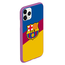 Чехол iPhone 11 Pro матовый FC Barcelona 2018 Colors, цвет: 3D-фиолетовый — фото 2